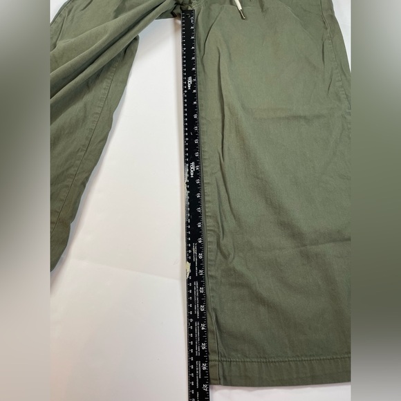 Olive Green Wide-Leg Women's Pants - Picture 6 of 10